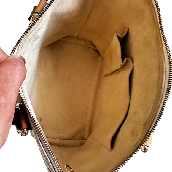 LOUIS VUITTON Damier Azur Saleya PM Tote Bag with matching wallet - Picture 3 of 14